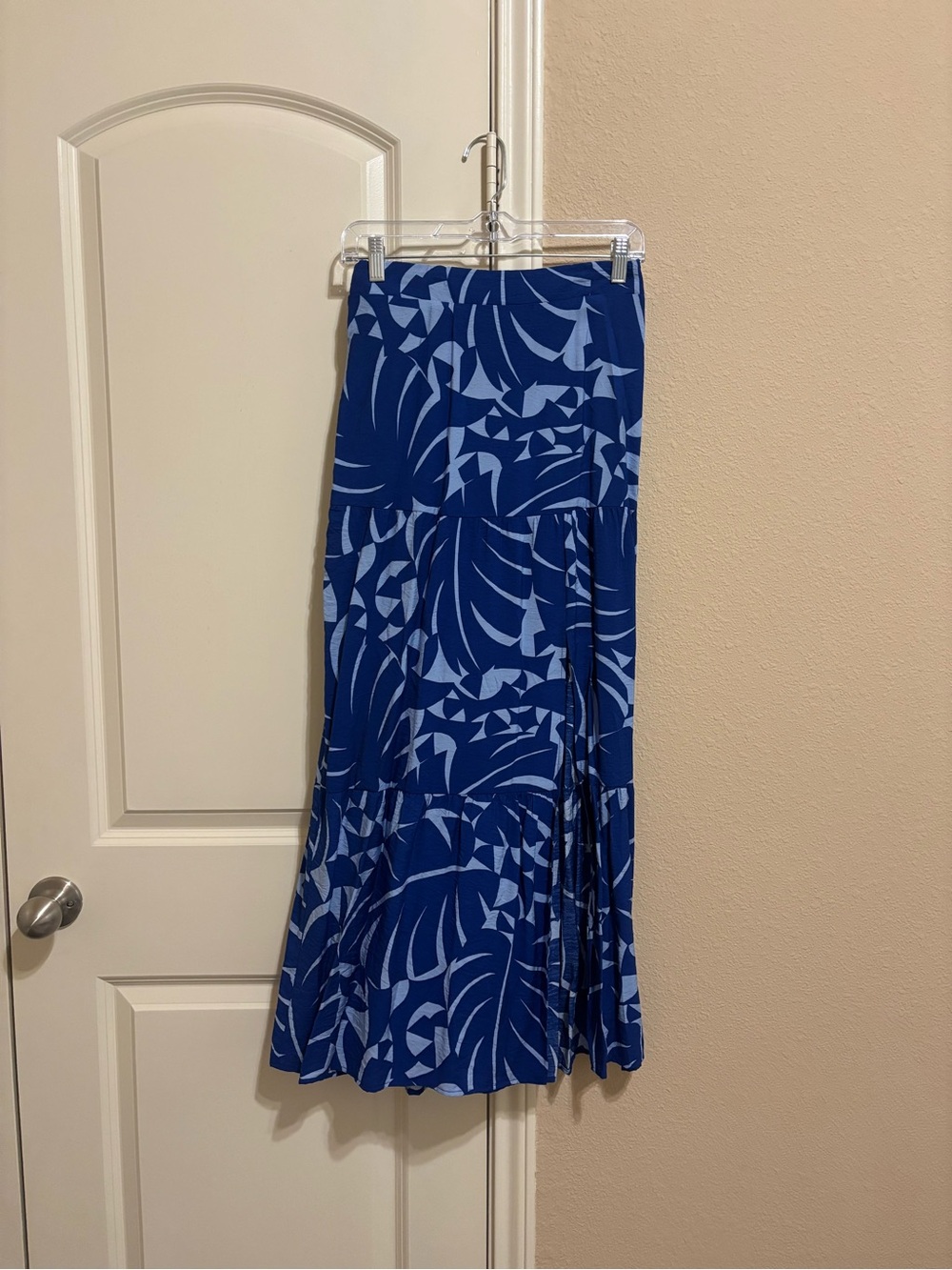 Blue maxi skirt